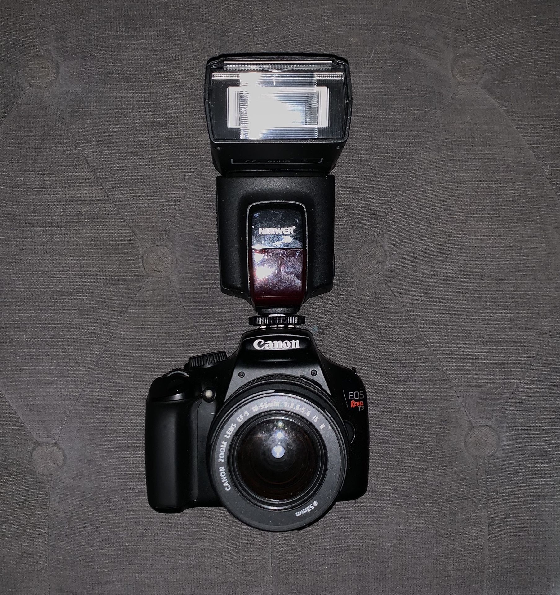 Canon Rebel professional camera With Flash 