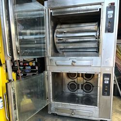 BKI commercial rotisserie oven with lower holding/convection compartment. Removed from a Winn Dixie store during remodel. Normally these are $40,000-$