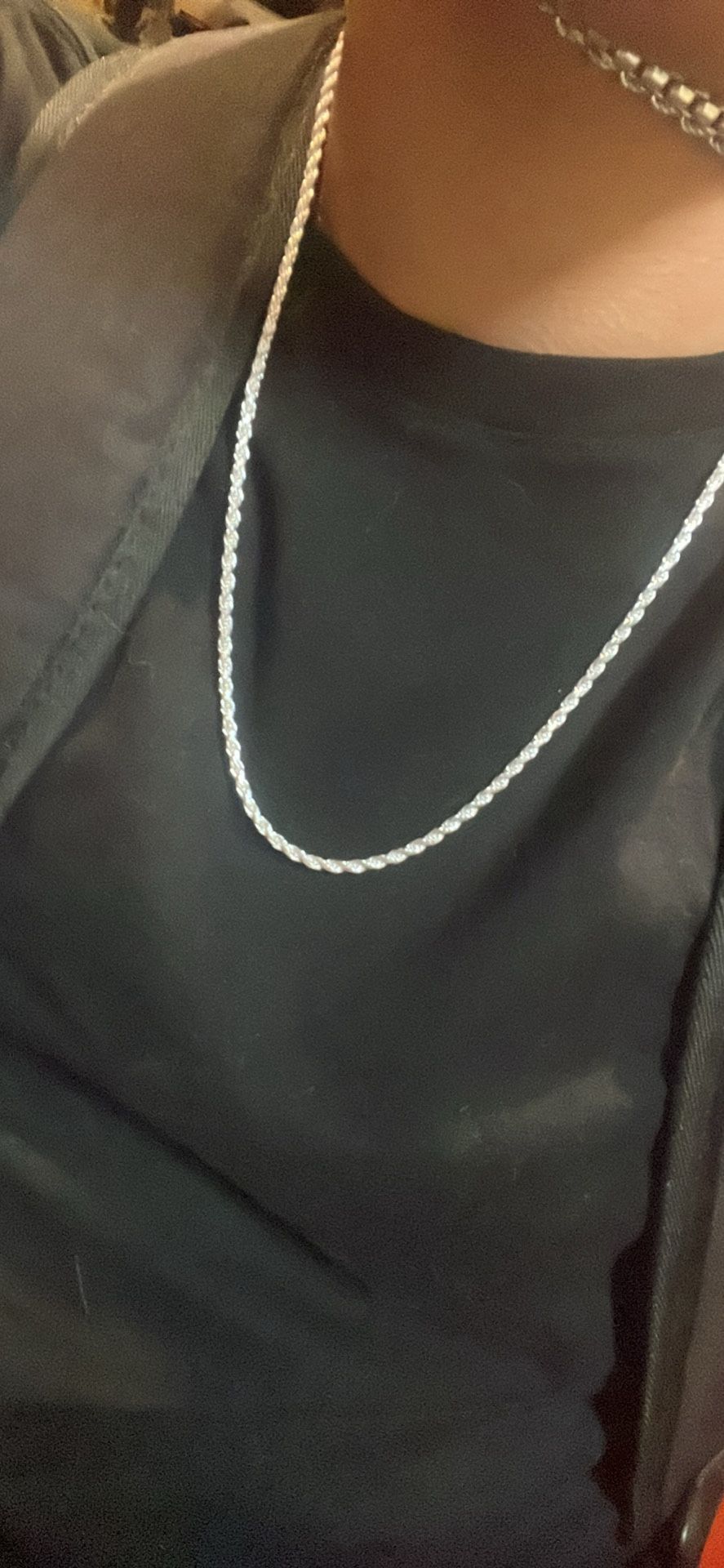 Robe Chain REAL SLIVER 22in 3 mm 180$