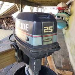 1997 Evinrude 25hp Outboard Motor 