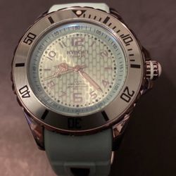KYBOEI Womans Teal Silicone Watch *NWT*