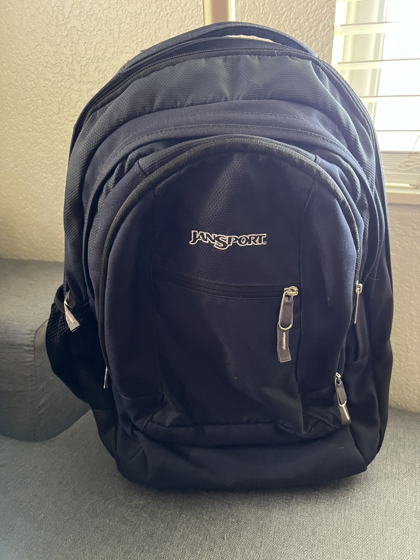 JanSport Driver 8 Rolling Backpack Laptop Travel Bag Blue