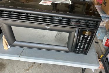 3 pieces :Whirlpool Black Over-the-Range Microwave, In-wall Oven, and Gas cooktop.