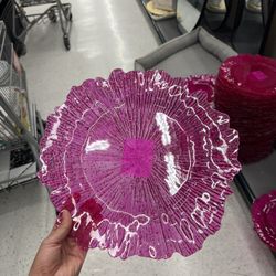 Fuchsia Charger Plate 