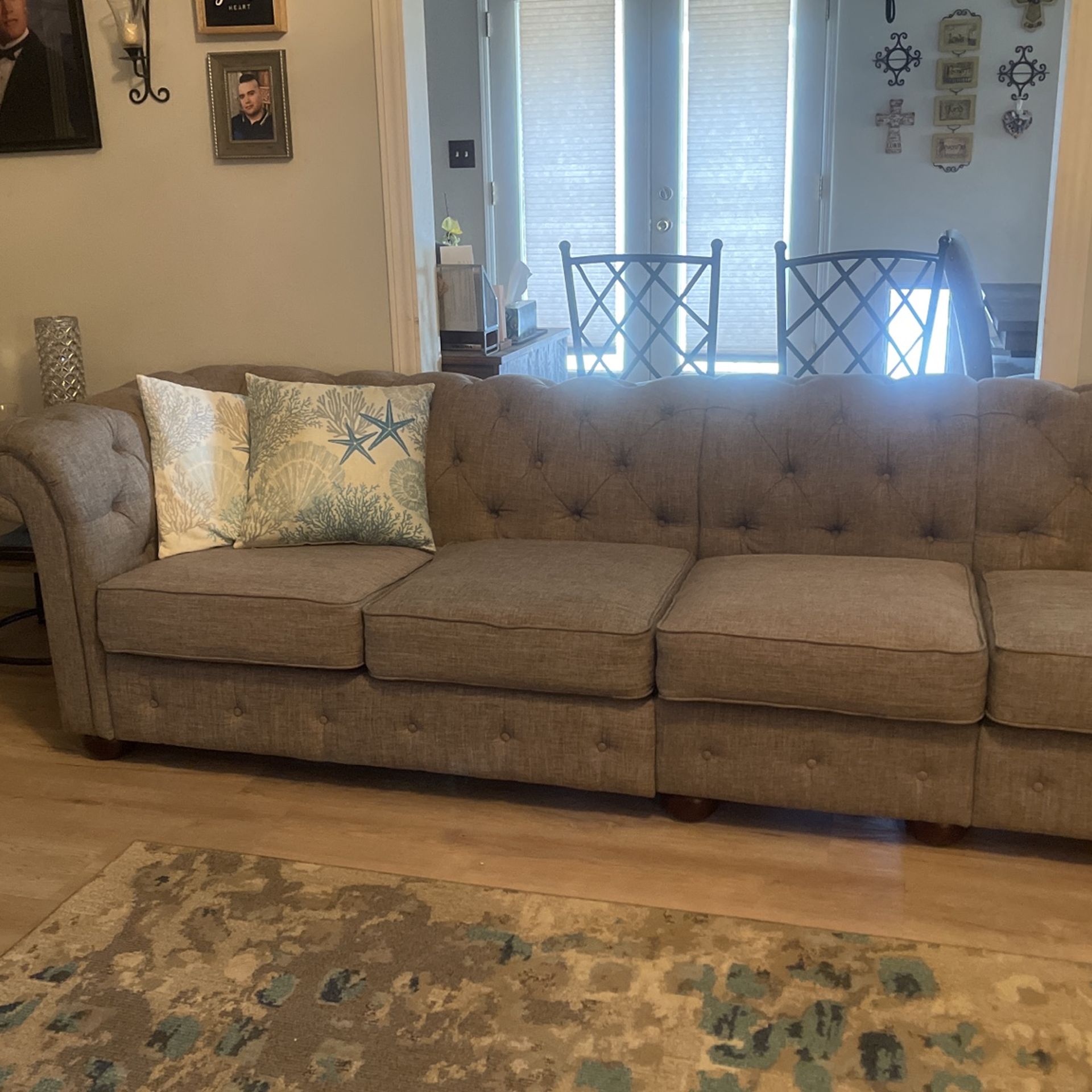 Long Gray Couch