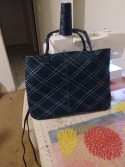 Blue Jean Purse Aprons And Potholders