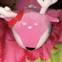 Pillowfort Pink Sugar Deer Weighted Plush