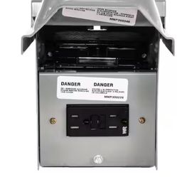 60 Amp 240-Volt Non-Fuse AC Disconnect with GFCI Receptacle