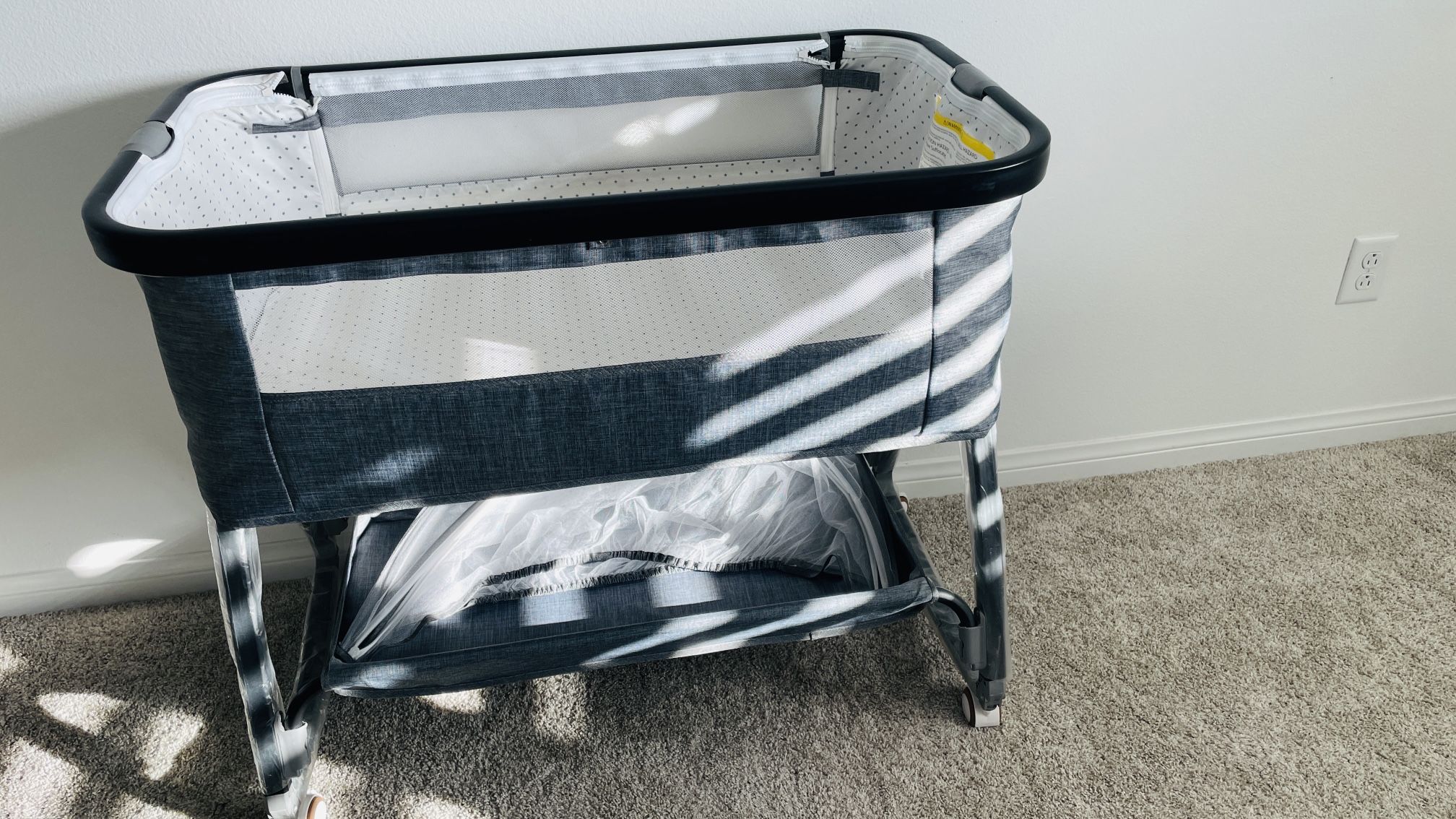 Rocker/glider/crib/baby