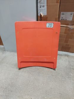 COLLECTIBLE SEAT BACK from old Dolphins Stadiam!