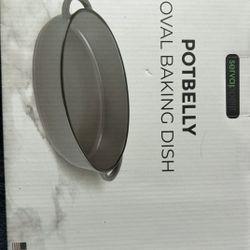 New Potbelly Oval Baking Dish