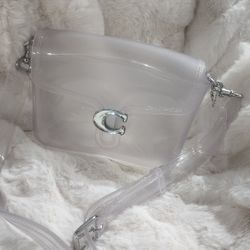 Coach Clear Jelly Tabby Shoulder Bag