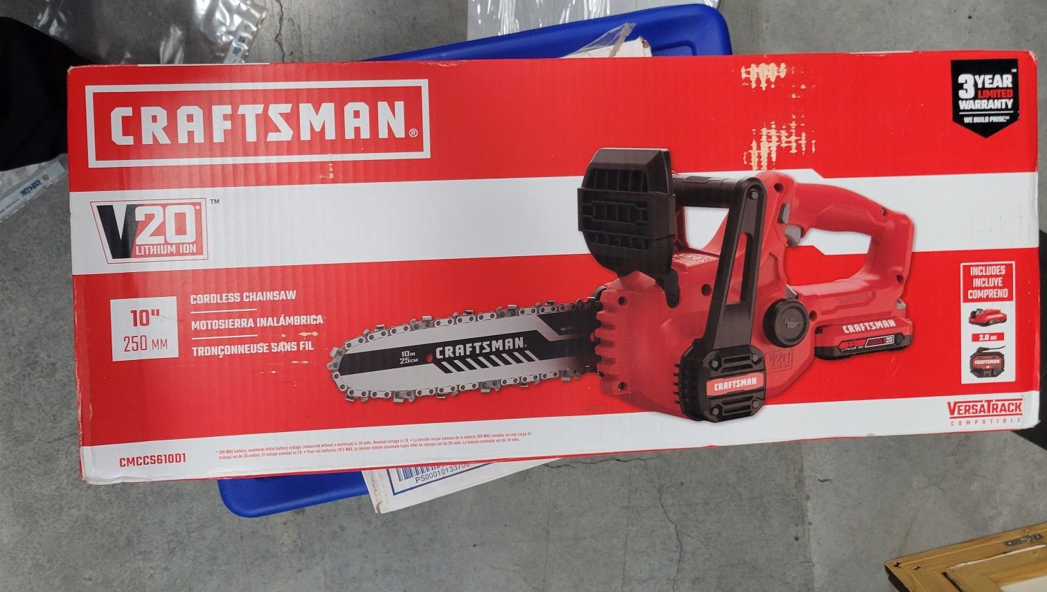 CRAFTSMAN V20 Mini Chainsaw, 10 inch, Battery and Charger Included