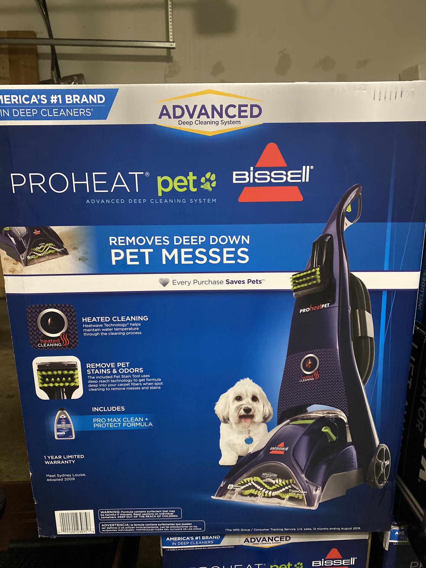 Bissell Carpet Cleaner ProHeat Pet Advanced Pet Stain Remover Rug Cleaner Pets