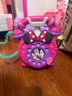 Disney Minnie Mouse Toy Rotary Phone