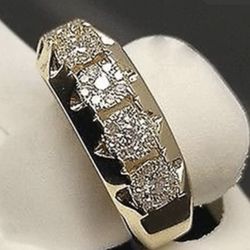 Gorgeous 14K GOLD PLATED MEN’s RINGS FOR SALE ... Various Styles ... Various Sizes...All New ... $65 Each