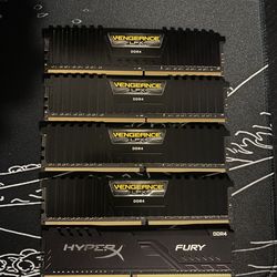 Vengeance LPX DDR4 Ram 32GB (2x16GB) 3200MHz (4 Sticks)