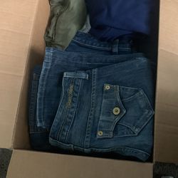 Box Of Girl Clothes