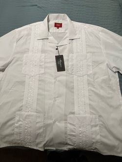 Guayabera 3xl new white