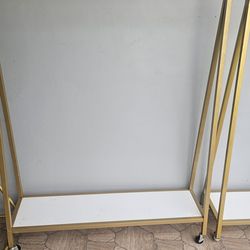 4 clothing  racks