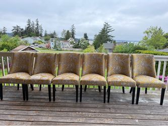 Six Pier One Dining Chairs