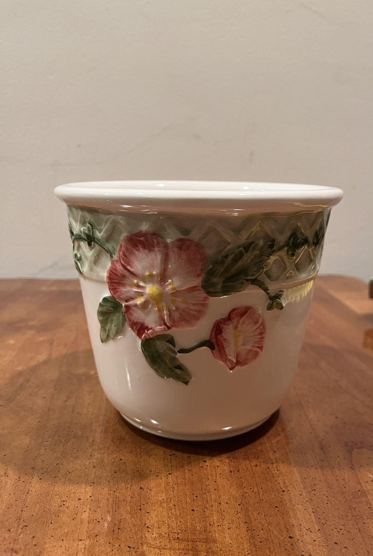 Vintage Italian Bassano Ceramic Flower Pot – Made in Italy
