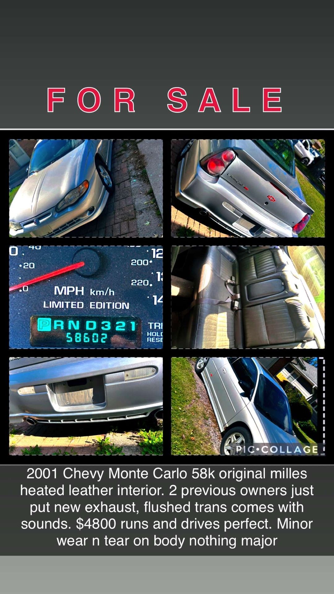 2001 Chevrolet Monte Carlo