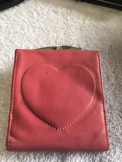 Wallet With Heart Design