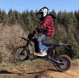 HAPPYRUN G300 SE Mini Electric Dirt Bike Teens Adults Electric Bike with Mid-Drive 48V 26AH Removable Battery with Hydraulic Brakes (26AH Dirt Bike