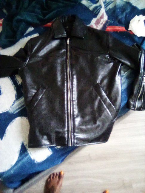 Hm Leather Jacket 