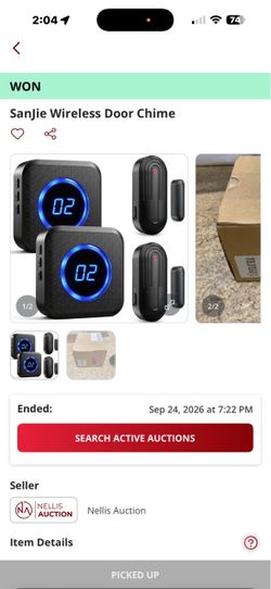 SanJie Wireless Door Chime Set