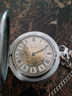 Vintage Russian manual wind pocket watch, great condition