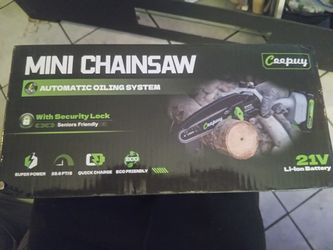 Ceepuy Mini Chainsaw 21V Li-Ion Battery