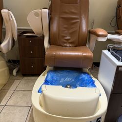 Used Pedicure Chair- With Stool #15