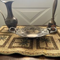 Decoration Brass Set Bell Tray And Pitcher 