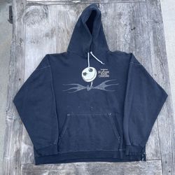 Vintage Tim Burton's The Nightmare Before Christmas Hoodie Size XL