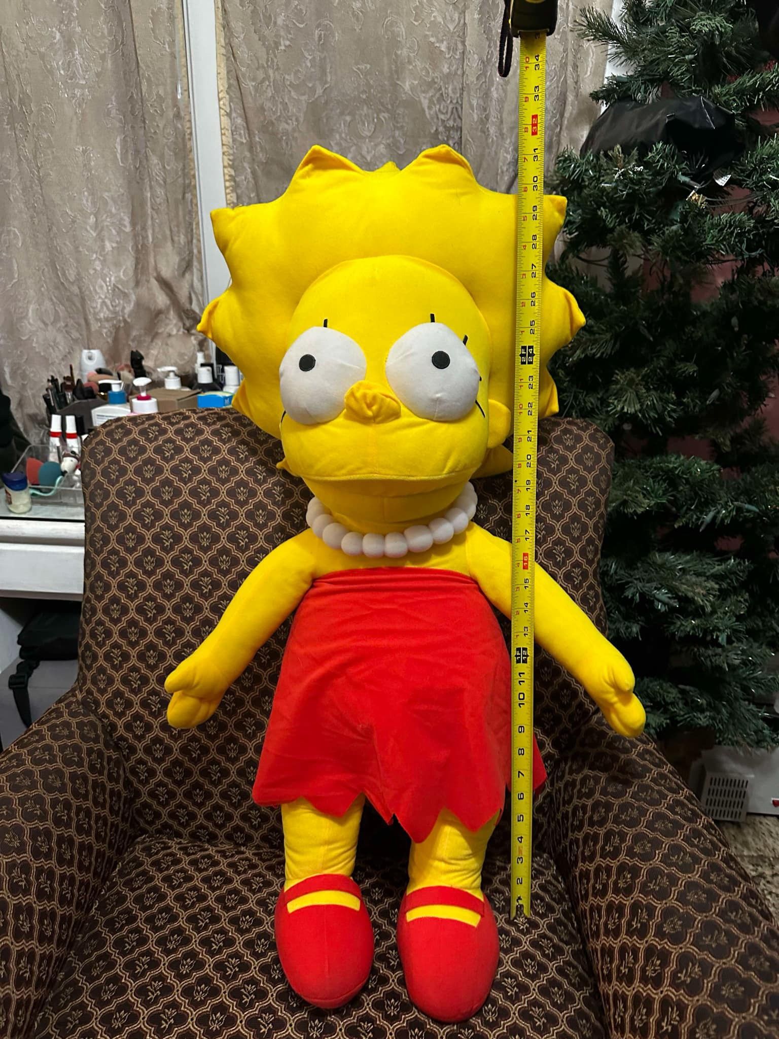 Huge Giant Size Lisa Simpson Plush Doll