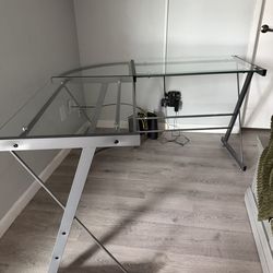 Glass Desk