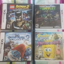 New Nintendo ds  & 3ds Games Sealed 4pcs