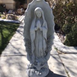 New Virgin Of Guadalupe Made Out Of Cement Beautiful Yard Decoration 