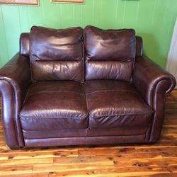 Leather Sectional 