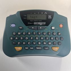 Brother Label Maker Printer Mini PT-65 Green P-Touch For Home And Hobby Works!