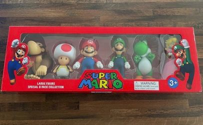 Super Mario Large Figure Special 6 Pack Collection