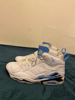 Jordan White and Blue Trainers
