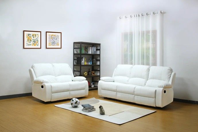 RECLINER SOFA AND LOVESEAT _ SET DE SOFA RECLINABLE 