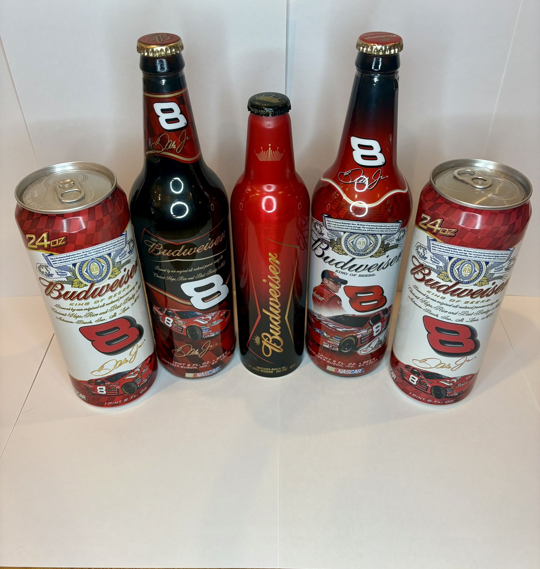 Budweiser Commemorative Dale Earnhardt Jr Cans/bottles