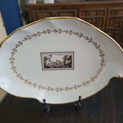 Vintage Richard Ginori “Pittoria"Di Doccia Dish Hand Painted