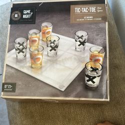 shots glass tic tac toe