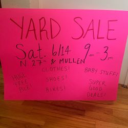 Yard Sale
