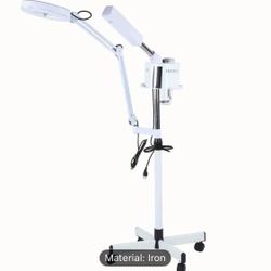 3-in-1 Facial Lamp: LED Light, 5X Magnifier & Facial Steamer 